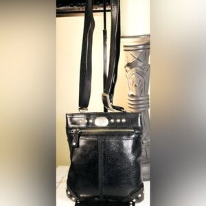 Brighton Black Elements Pouch Crossbody.